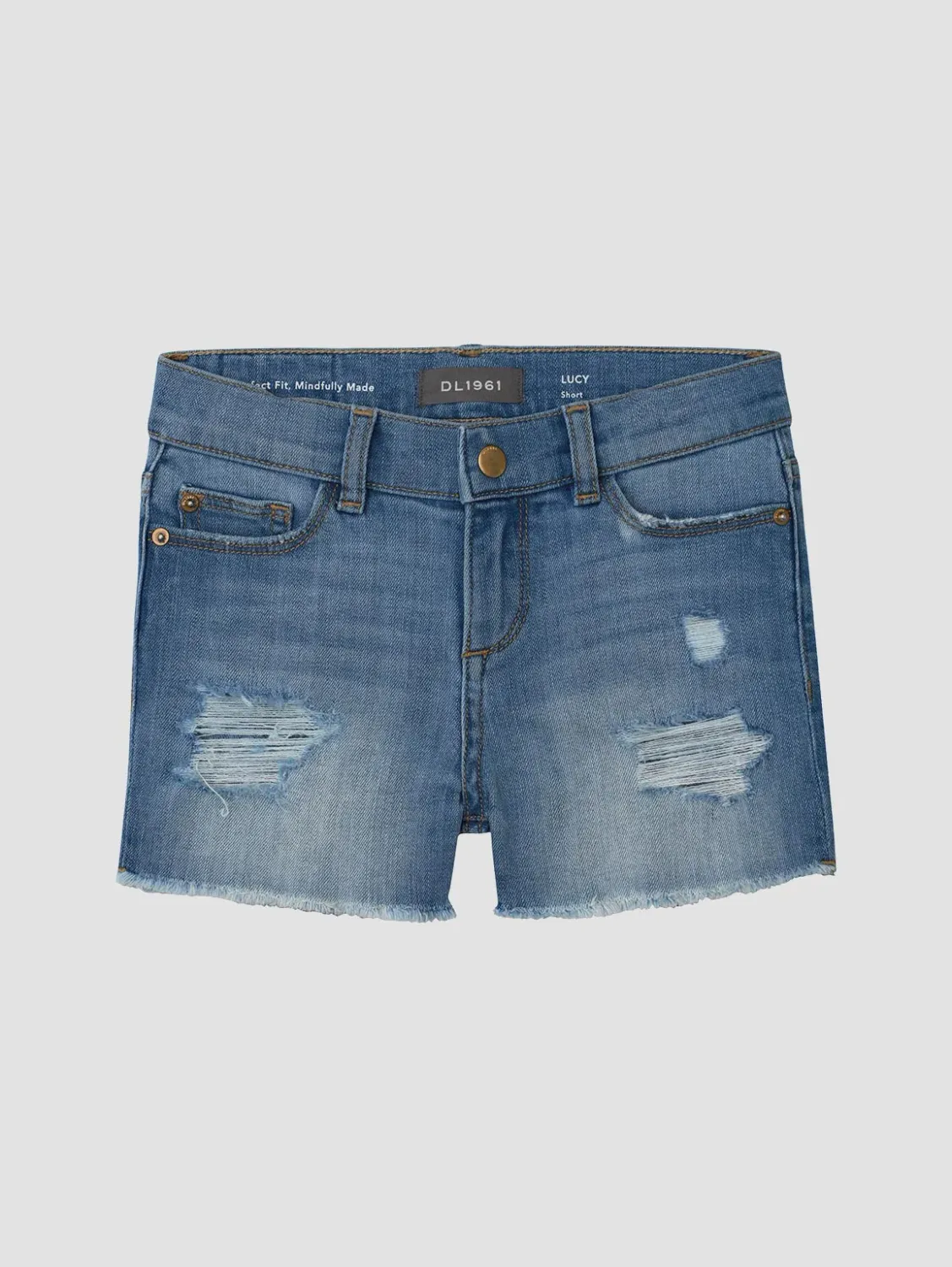 Lucy Short Distressed Frost