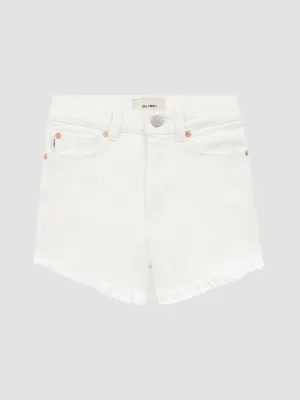 Lucy Short White Freyed