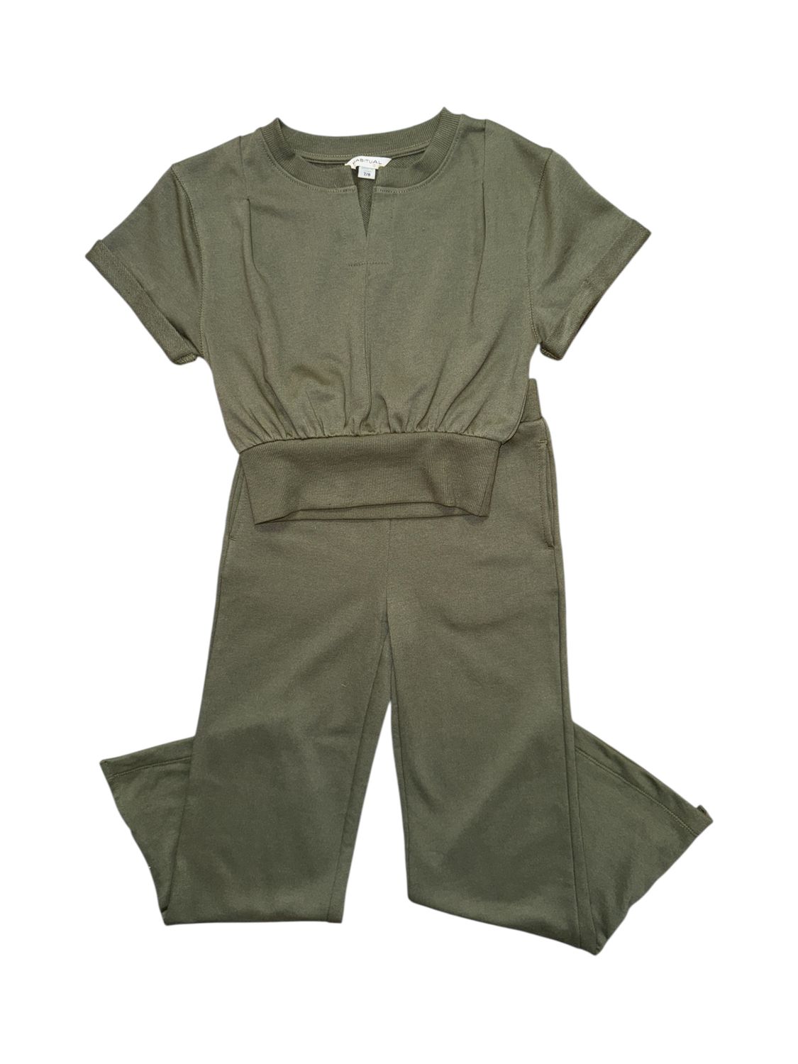 Habitual Olive Pant Set