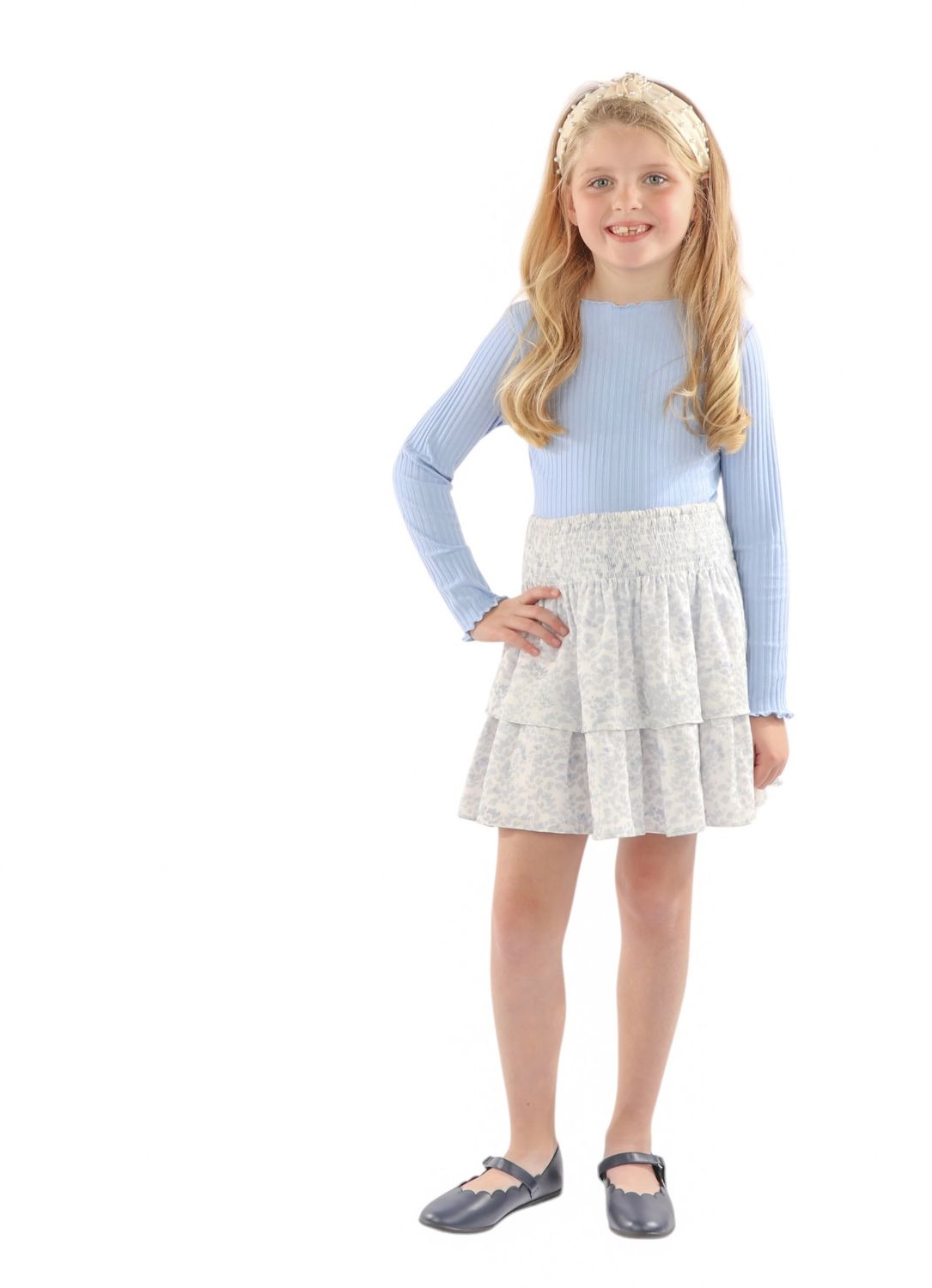 Blue Audrey Skirt