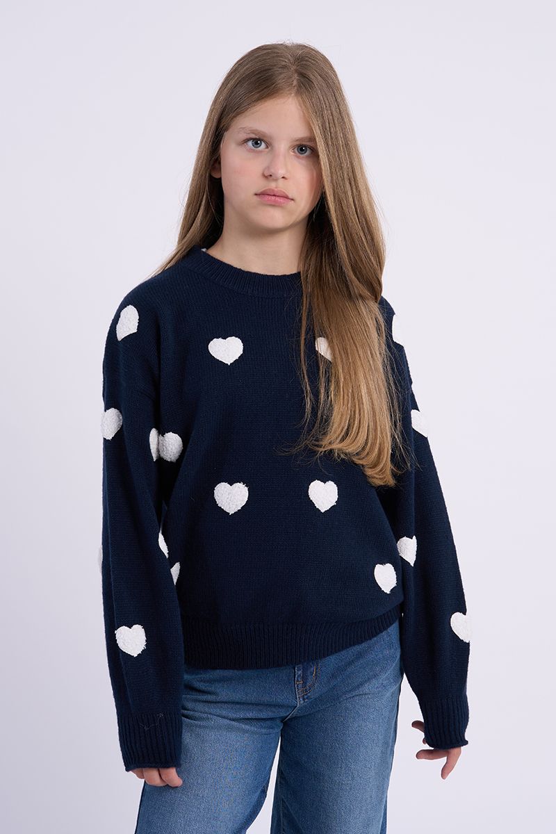 Molly B All Over Heart Sweater