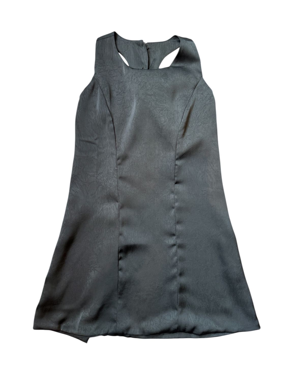 Tie Back Dress-Black