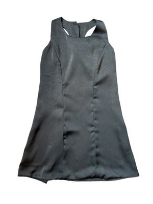 Tie Back Dress-Black