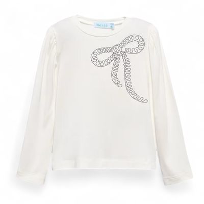 Abel &amp; Lula Bow LS Top