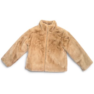 Mayoral Fur Coat-Brown