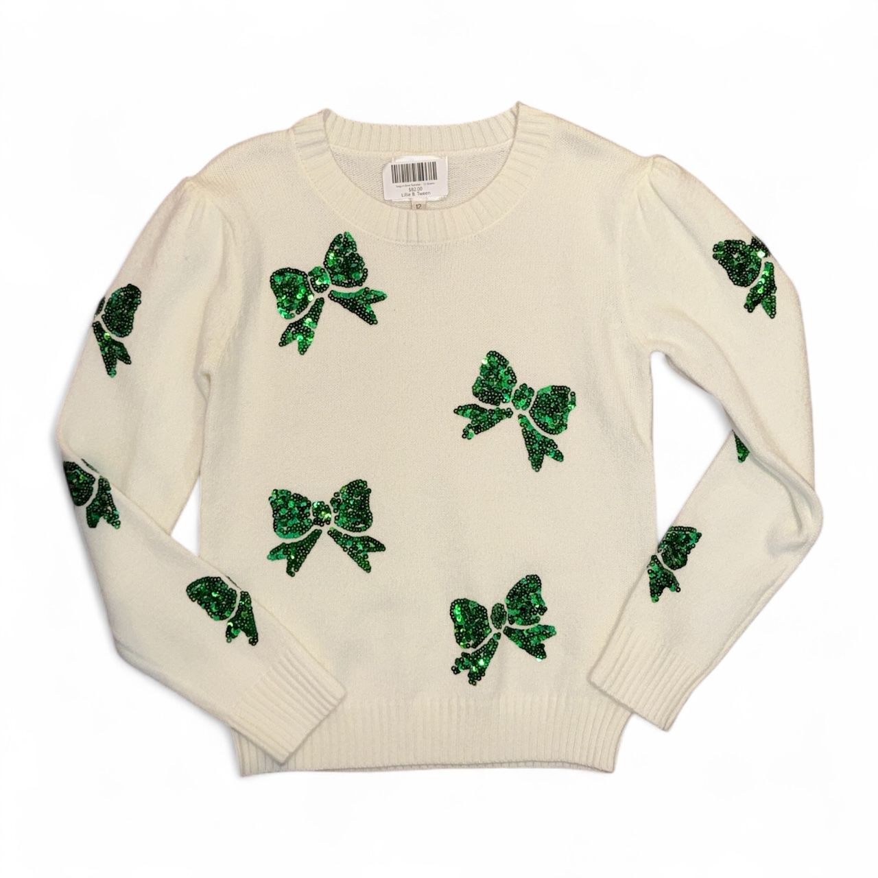 Sequin Bow Sweater