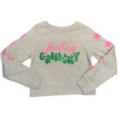 Paper Flower Feeling Grinchy Top