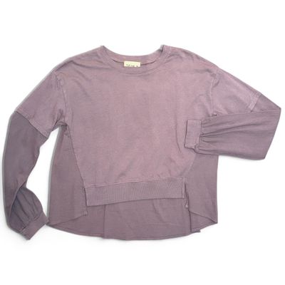 Lavender Mist Cotton Gauze LS Top