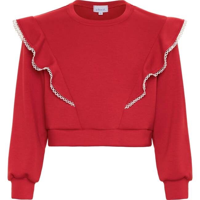 Livvy Sweatshirt -Red