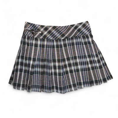 DH Grey Combo Plaid Skort