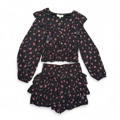 Floral Print Skort Set