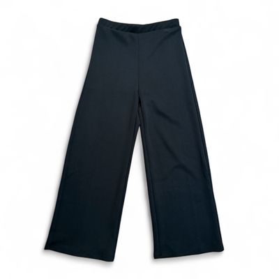 Black Hustle Wide Leg Pant