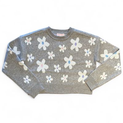 DH Marble Heather Floral Sweater