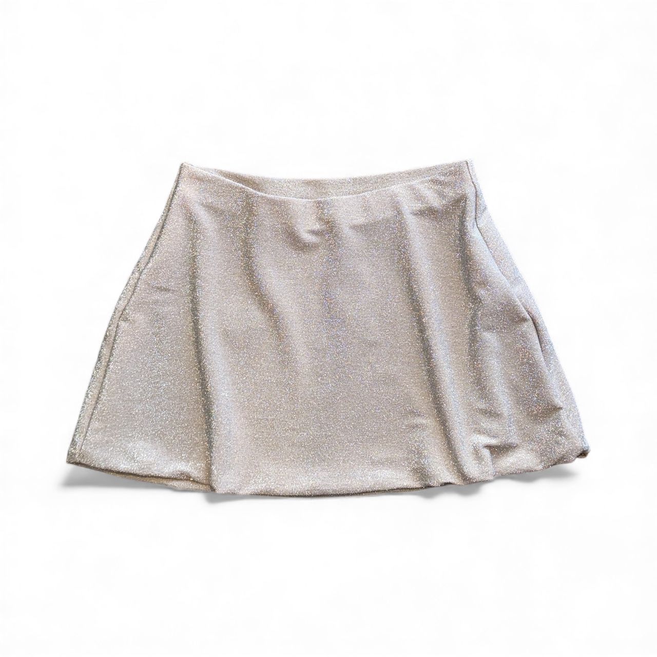 If So Shimmer Skirt-Beige