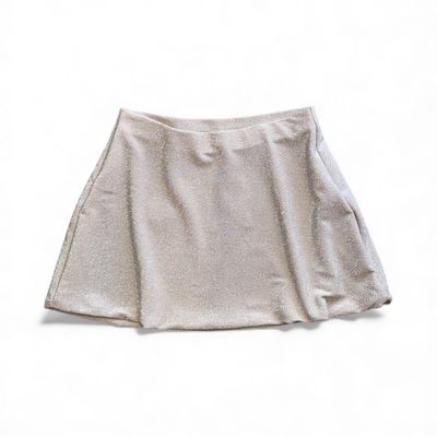 If So Shimmer Skirt-Beige