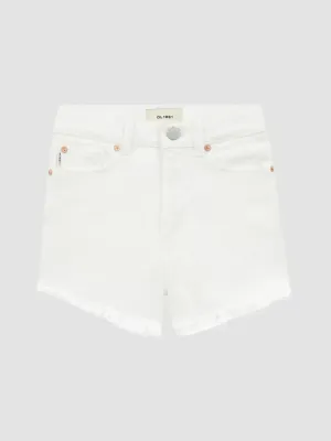 Lucy Short White Freyed