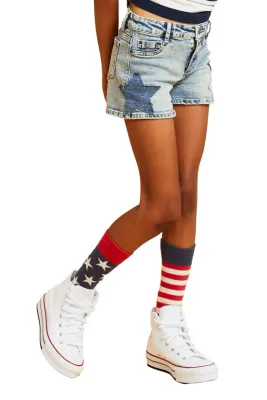 Star Med Indigo Shorts