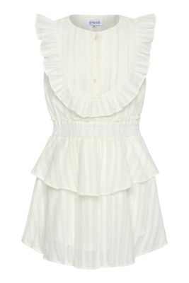 Jane Dress - White/Gold