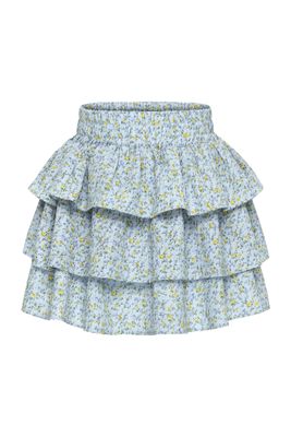 Sally Skirt - Aqua Floral