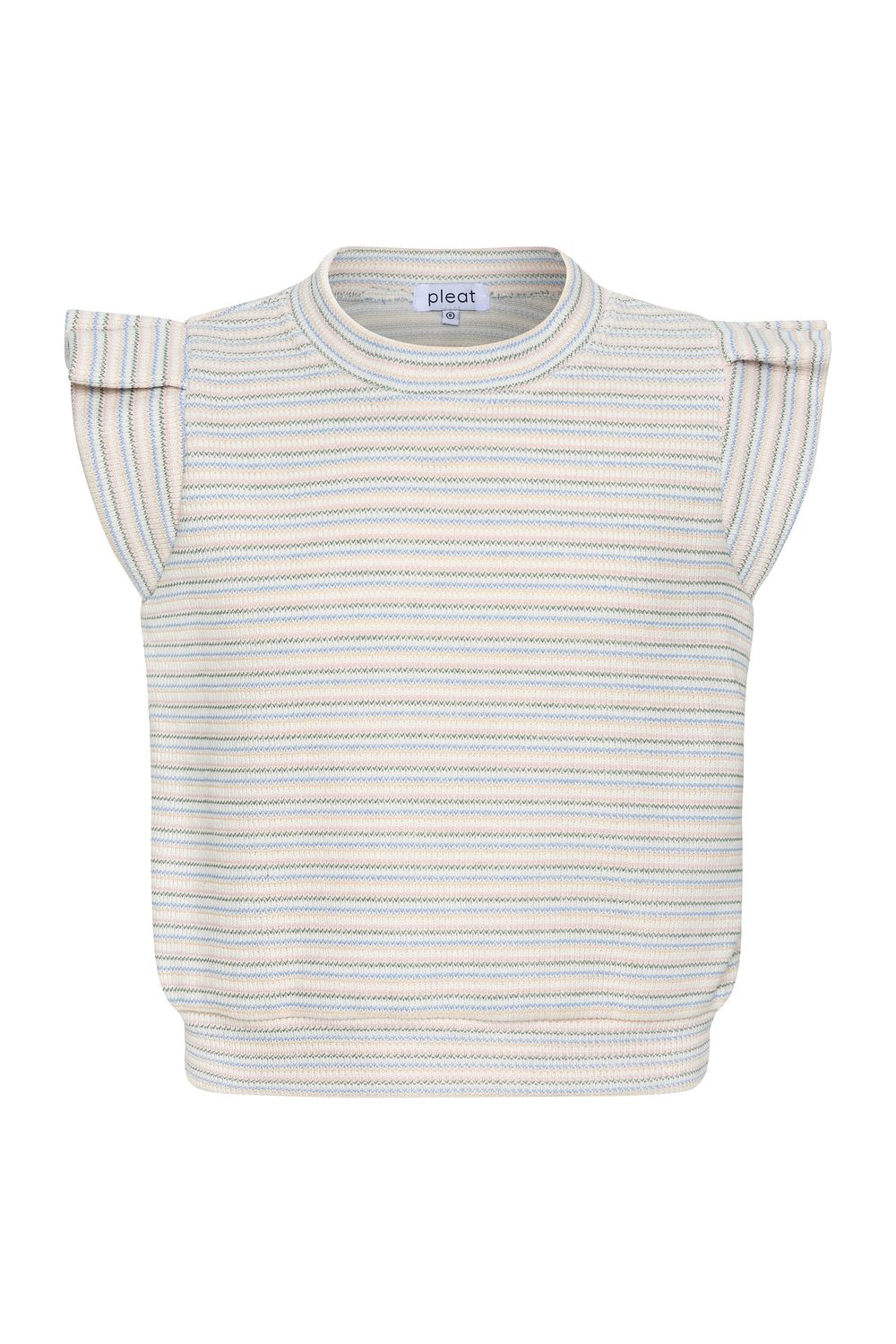 Olivia Top - Macaron Stripe Knit