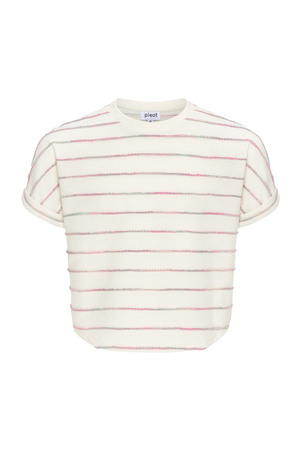 Fran Top - Green/Pink Stripe