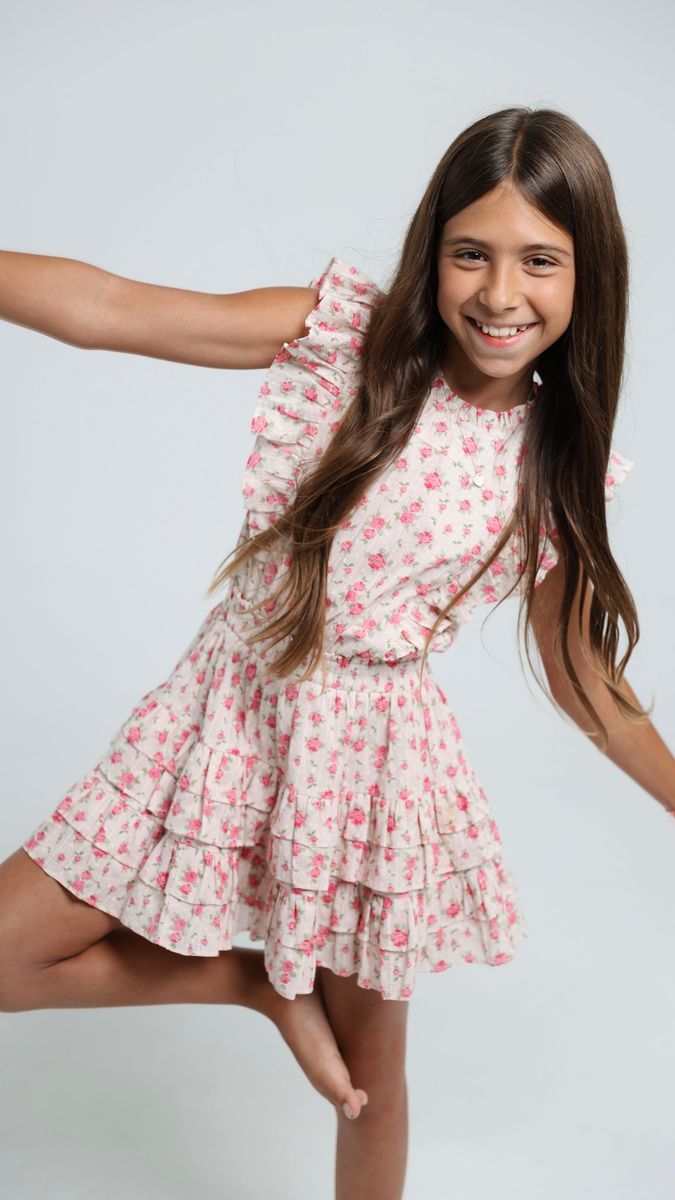 Gustavia Dress-Petite Rose