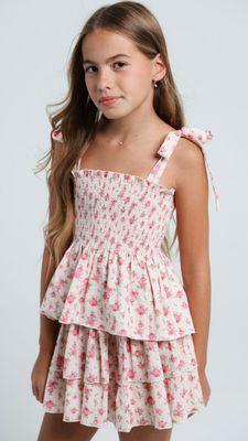 Gigi Skirt-Petite Rose
