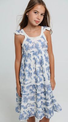 Claret Dress-Blue Reverie