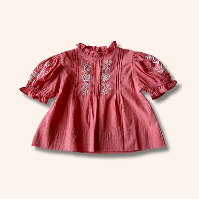 Luna Top-Faded Rose