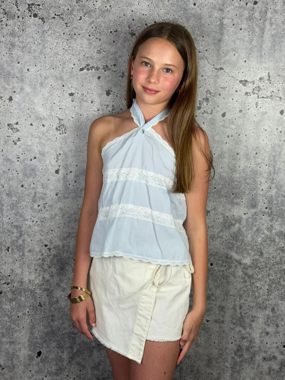 IF So Halter Lace Insert Top