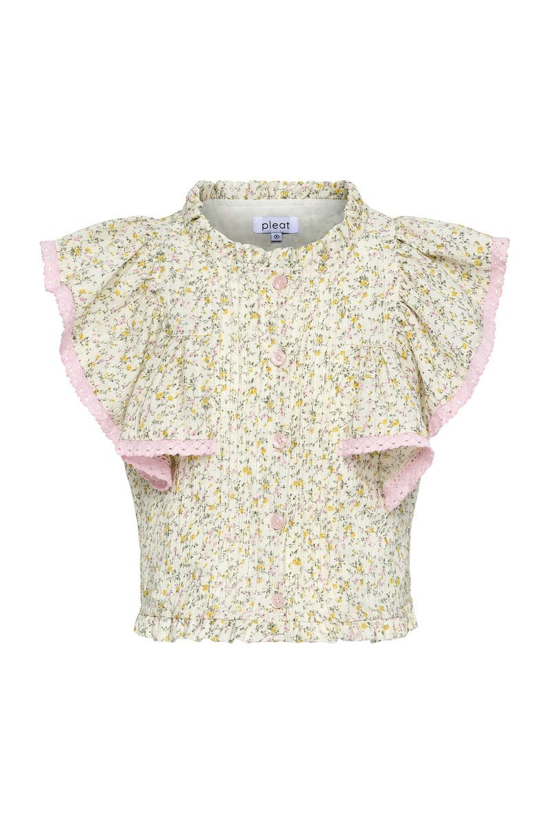 Parker Skort Set-Cream Ditsy