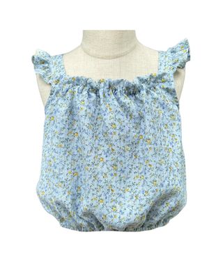Talia Top-Blue Ditsy