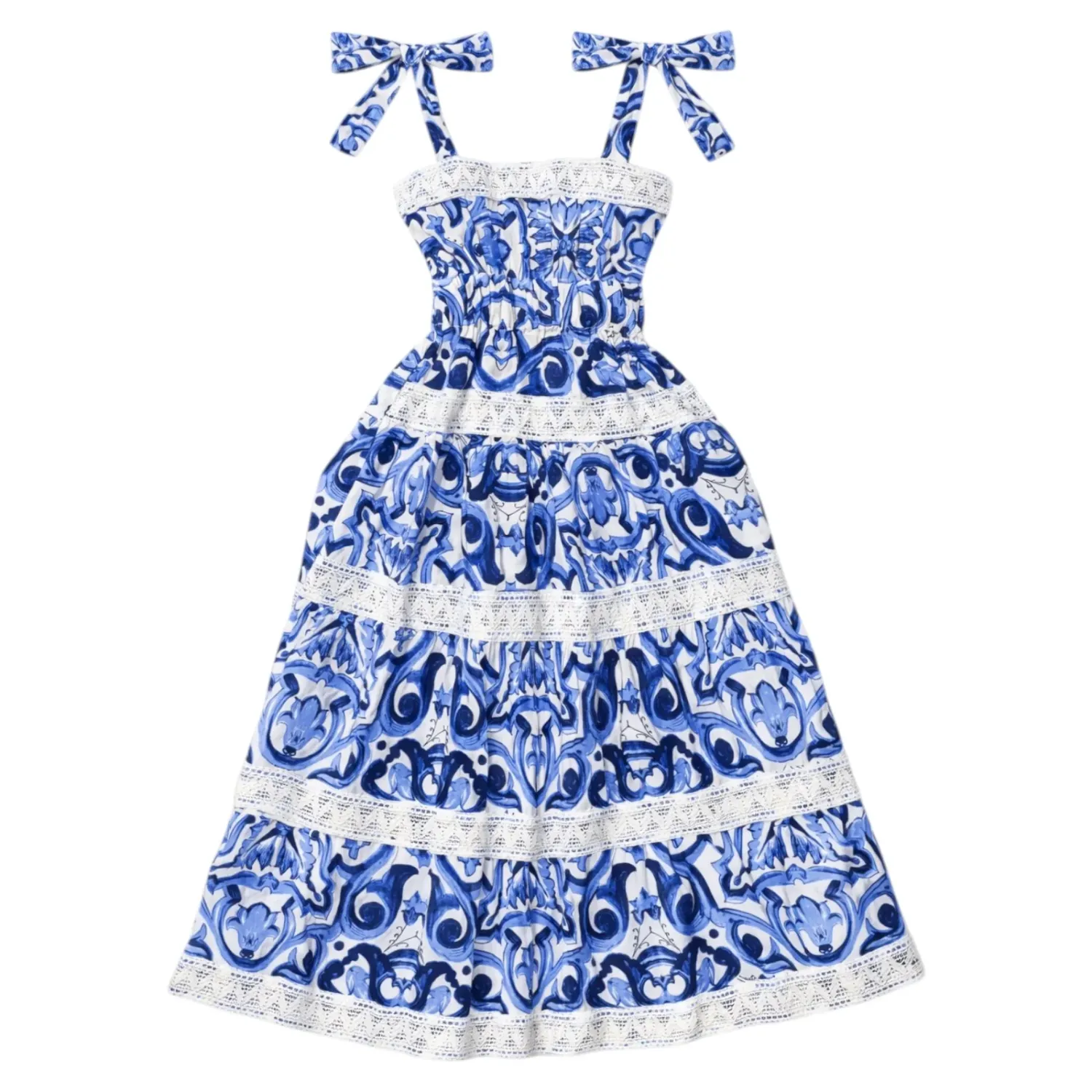 Bela &amp; Nuni Lisbon Blue Maxi Dress