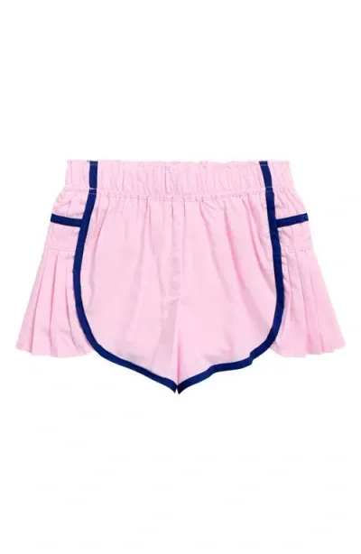 Tractr Active Pleated Shorts Pink/Blue