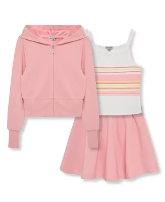 Habitual Pink 3pc Skort Set