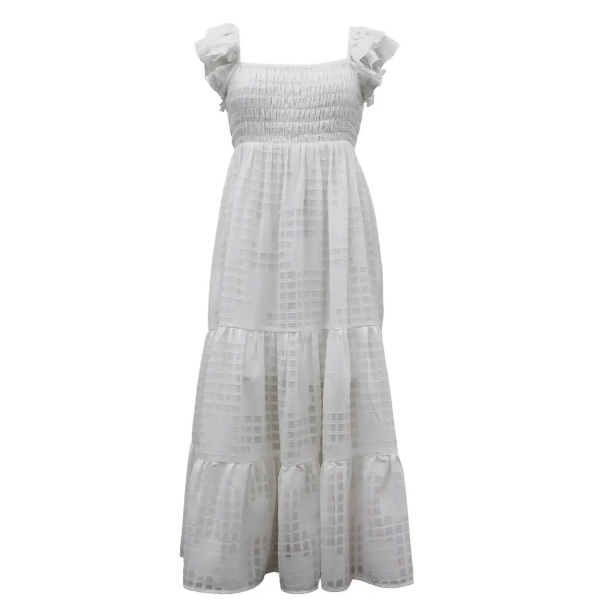 A&amp;Y White Maxi Dress