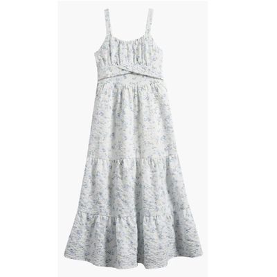 Ava &amp; Yelly White Floral Maxi Dress