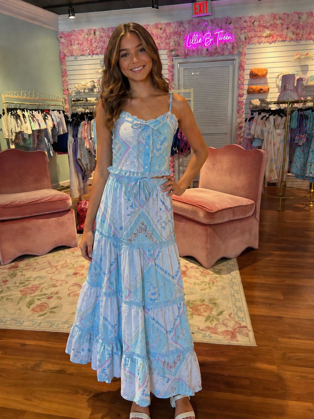 FBZ Blue Patch Maxi Set