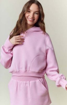 Peach Love Skirt set-Pink