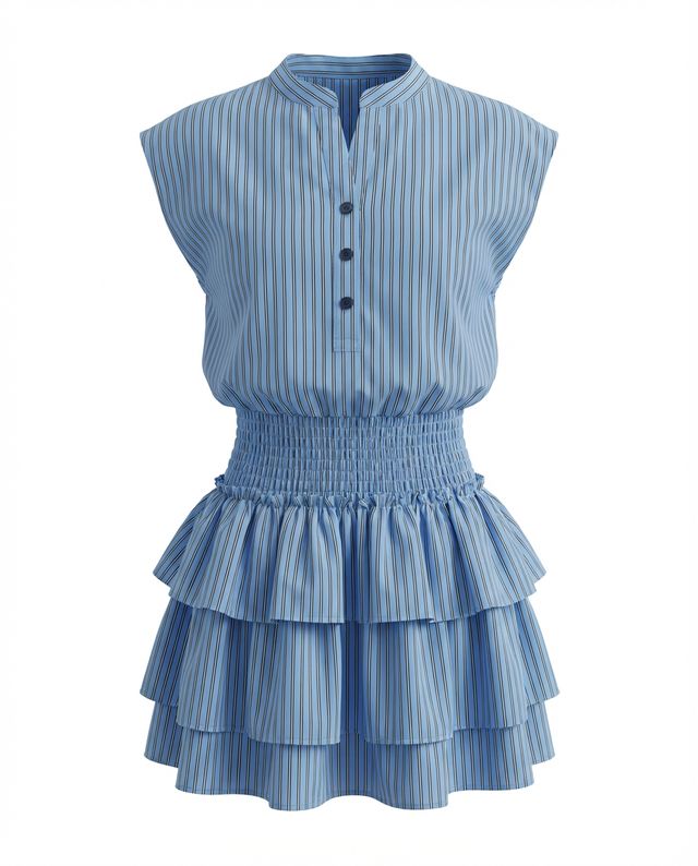 Drew Dress Front Row Stripe