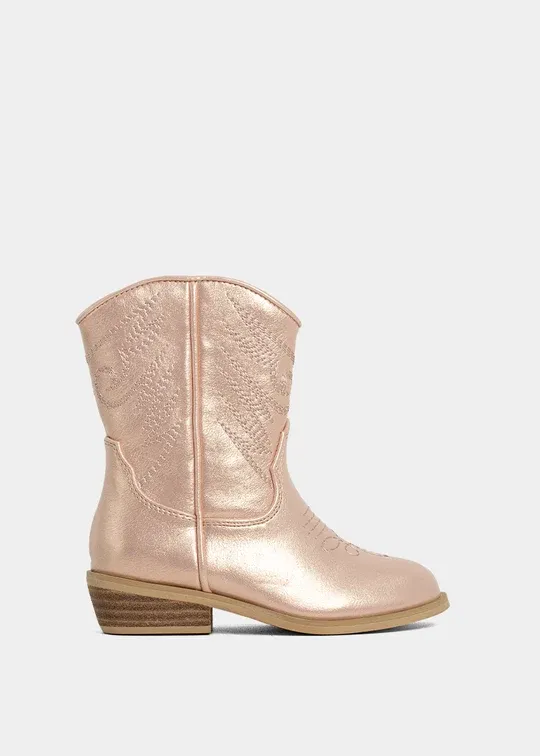 Zahara boots-Rose Gold