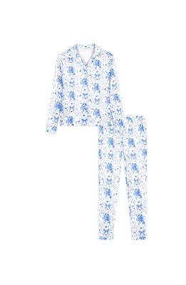 Preppy Goose Blue Poises Pjs