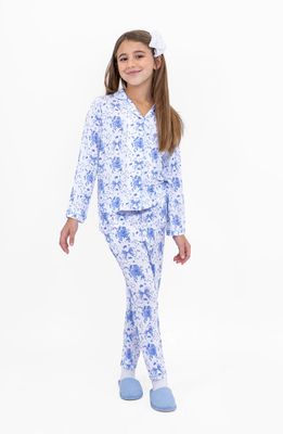 Preppy Goose Blue Poises Pjs