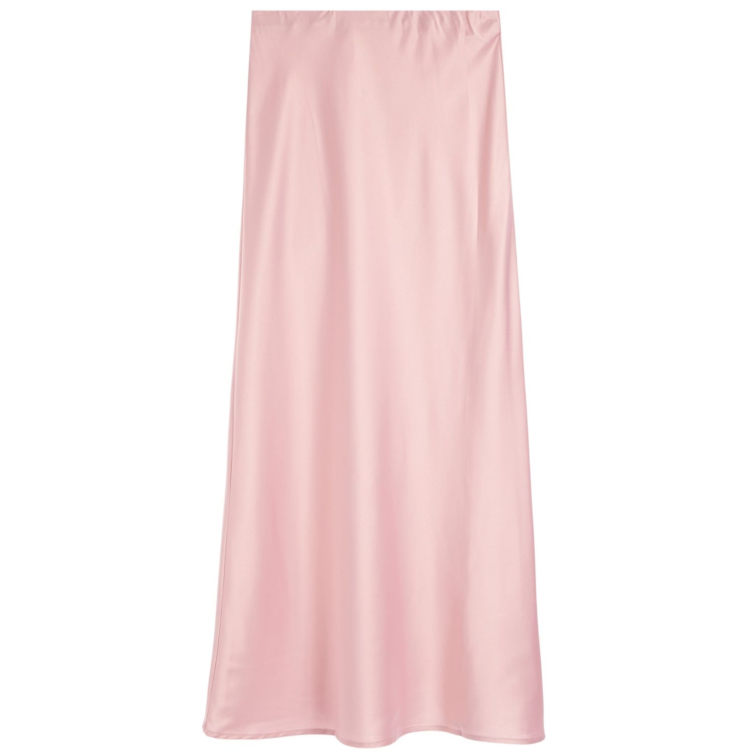 Joey Mauve Satin Maxi Skirt