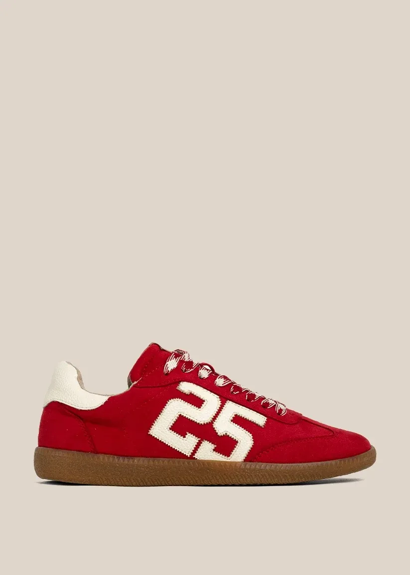 Red Suede 25 Shoe