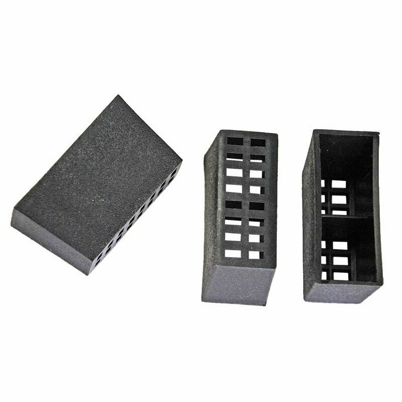 Lüftungsstopfen, Kunststoff,schwarz, 3er Set