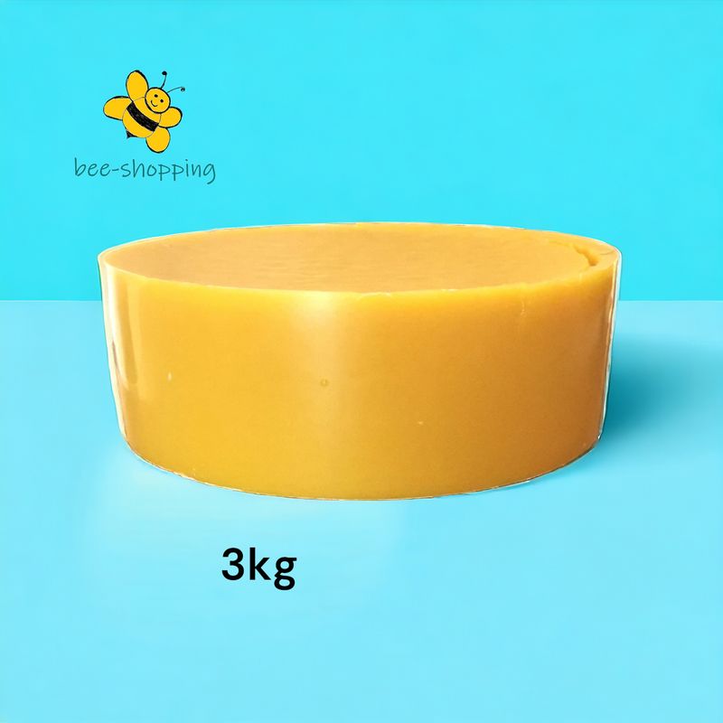 Kerzenwachs, Bienenwachs 3kg Kerzenwachs, Bienenwachs 3kg