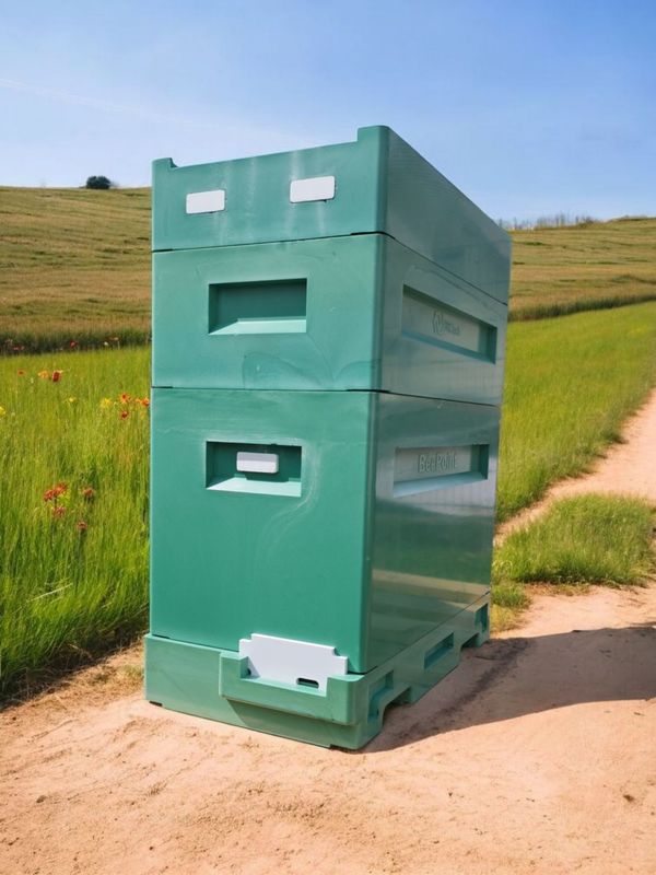 6er Dadant Blatt PUR Polyurethan Bienenbeute(mit Brutraumzarge und 1 Honigraumzargen) Bee-Shopping