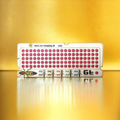 Opalithplättchen, rot, UV-Aktiv, 100Stück,am Lager