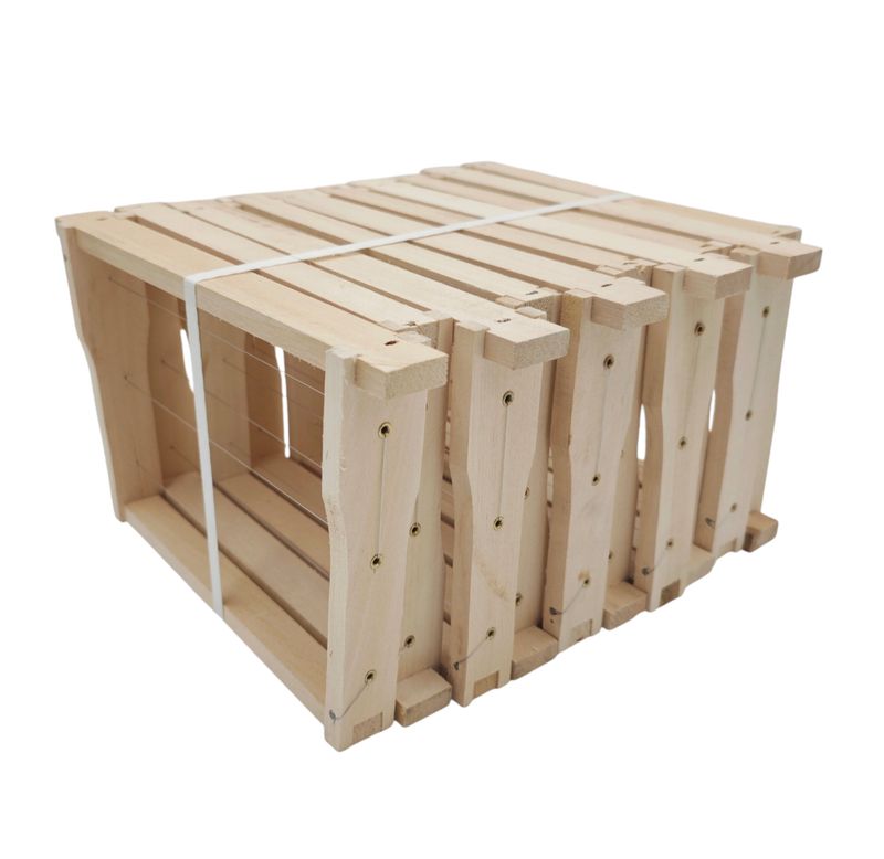 Mini Plus Rähmchen  mit Hoffmannseiten 10er Set Lindenholz